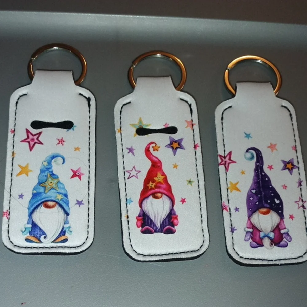 Gnome Chapstick Key Holder Set